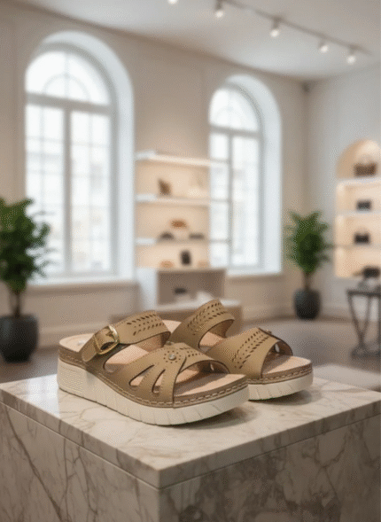 Sandalias 2 correas 1 hebilla